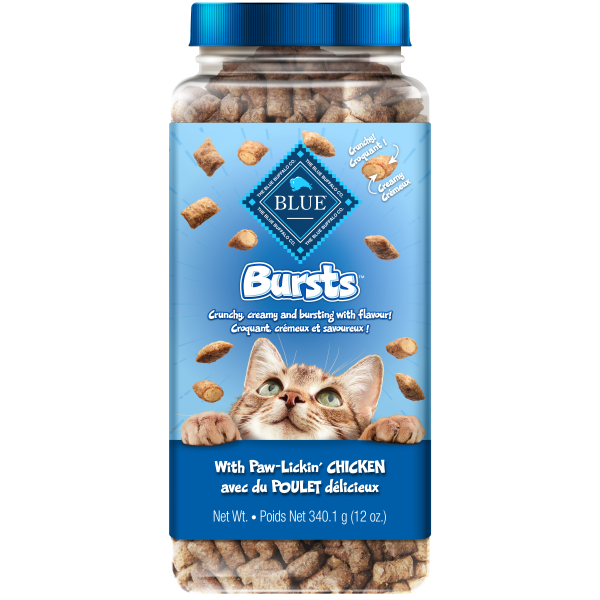 Blue Buffalo Bursts with Paw-Lickin' Cat Treats