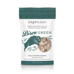 Green Juju Bison Green Croquettes entières lyophilisées pour chiens et chats