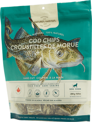 Nature’s Harvest Alaskan Cod Chips Grain-Free Dog Treats