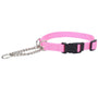 Coastal Collier d'entraînement ajustable à cliquet avec boucle pour chiens, Rose vif