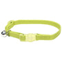 Safe Cat Adjustable Snag-Proof Breakaway Cat Collar, Lime, 3/8-in x 8-12-in