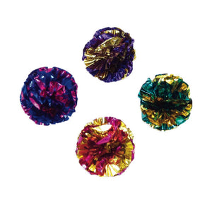 Turbo Jouet balle pour chat Turbo Krinkle, couleurs assorties.