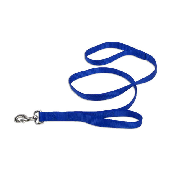 Coastal Loops 2 Double Handle Dog Leash, Blue
