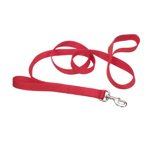 Coastal Loops 2 Double Handle Dog Leash, Red