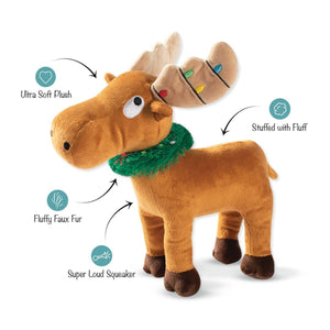 Pet Shop by Fringe Studio Merry Chrismoose Dog Toy