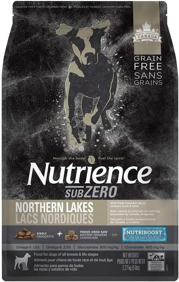 Nourriture sèche pour chiens Nutrience SubZero Northern Lakes sans grains
