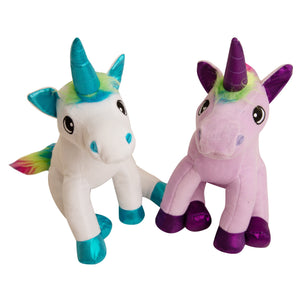 Snugarooz Rainbow the Unicorn Dog Toy, Assorted Colors