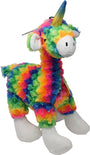 Snugarooz Mamma Llama Dog Toy, Rainbow, 15-in