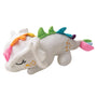 Snugarooz Dreamer Dragon Dog Toy, White, 14-in