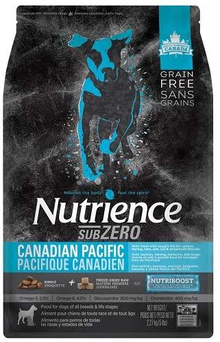 Nourriture sèche pour chiens Nutrience SubZero Canadien Pacifique sans grains