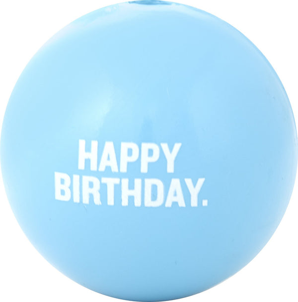 Planet Dog Orbee-Tuff Happy Birthday Ball Dog Toy, Blue
