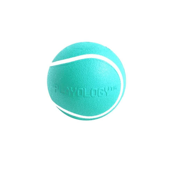 Playology Balle à mâcher criante parfum beurre de cacahuète jouet pour chiens