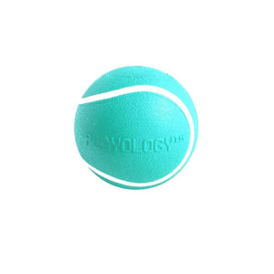 Playology Squeaky Chew Ball Peanut Butter Scented Dog Toy