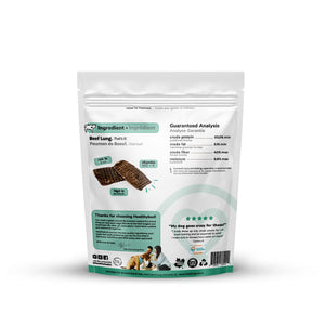 Healthybud Friandises pour chiens aux poumons de bœuf pur