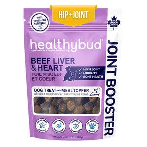 Healthybud Complément articulaire bœuf foie et cœur, friandises et garniture alimentaire