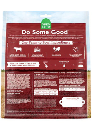 Open Farm Grass-Fed Beef Recipe Freeze-Dried Raw Dog Food