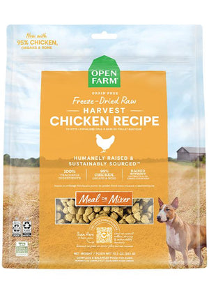 Open Farm Harvest Chicken Recipe Freeze-Dried Raw Dog Food
