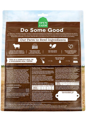 Open Farm Pasture-Raised Lamb Recipe Freeze-Dried Raw Dog Food