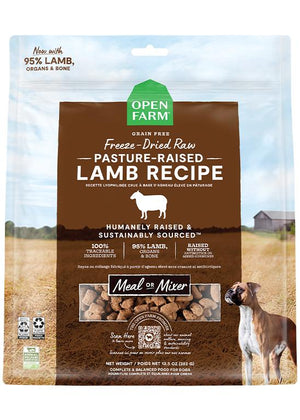 Open Farm Pasture-Raised Lamb Recipe Freeze-Dried Raw Dog Food