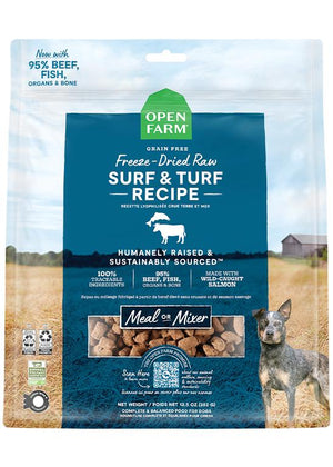 Open Farm Surf & Turf Recipe Freeze-Dried Raw Dog Food