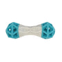 Messy Mutts "Totally Pooched, Flex N' Squeak" Jouet En Caoutchouc Pour Chien, Gris & Bleu
