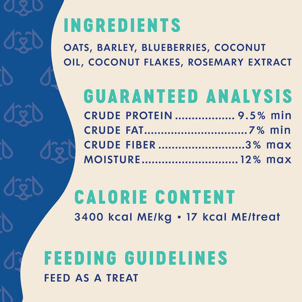 Finley's Biscuits croquants myrtille et noix de coco pour chiens