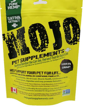 Mojo Pet Supplements H Sativa Extract Nutraceutical Liver Snap Dog Supplement