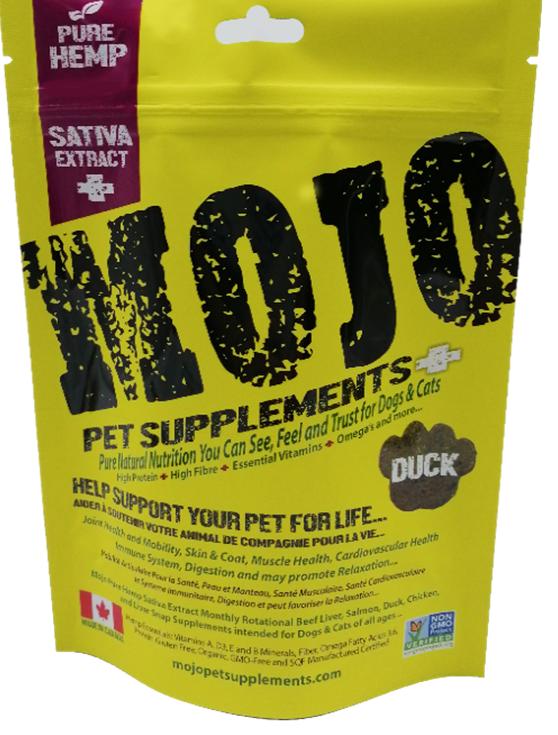 Mojo Pet Supplements H Sativa Extract Nutraceutical Duck Dog Supplement