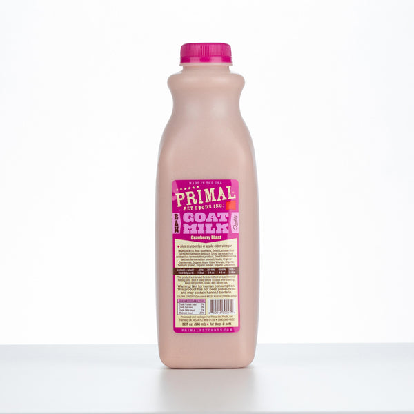 Primal Raw Frozen Goat Milk Cranberry Blast for Dogs & Cats