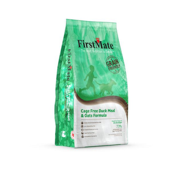 FirstMate Grain Friendly Cage Free Duck Meal & Oats Dry Dog Food