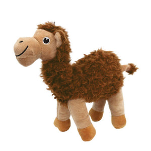 KONG Shakers Passports Camel Jouet pour chien Marron
