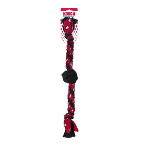 Jouet pour chien KONG Signature Rope Dual Knot avec balle