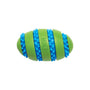 KONG Squeezz Goomz Football Dog Toy, Green/Blue