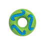 KONG Squeezz Goomz Ring Dog Toy, Green/Blue