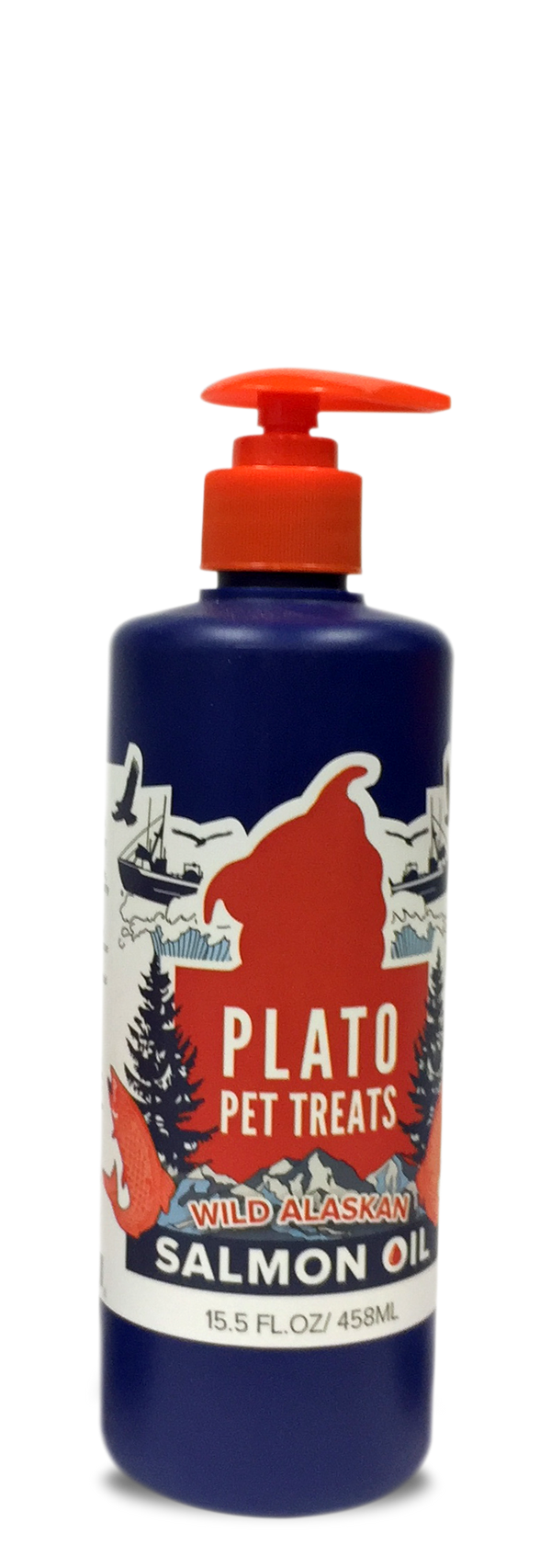 Plato Wild Alaskan Salmon Oil Dog & Cat Supplement