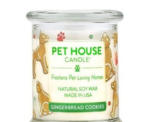 Pet House Winter Candle, Gingerbread Cookies, 9-oz