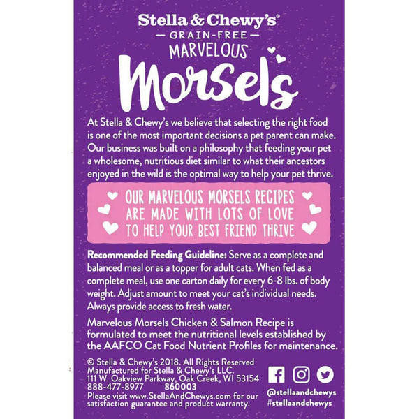 Stella & Chewy's Marvelous Morsels Poulet & Saumon Mélange Aliment humide pour chats