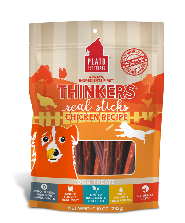 Plato Thinkers Friandises au poulet pour chiens
