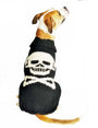 Chilly Dog Wool Dog Sweater, Black Skull