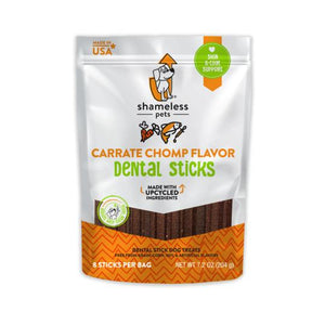 Shameless Pets Carrate Chomp Dental Stick Dog Treats