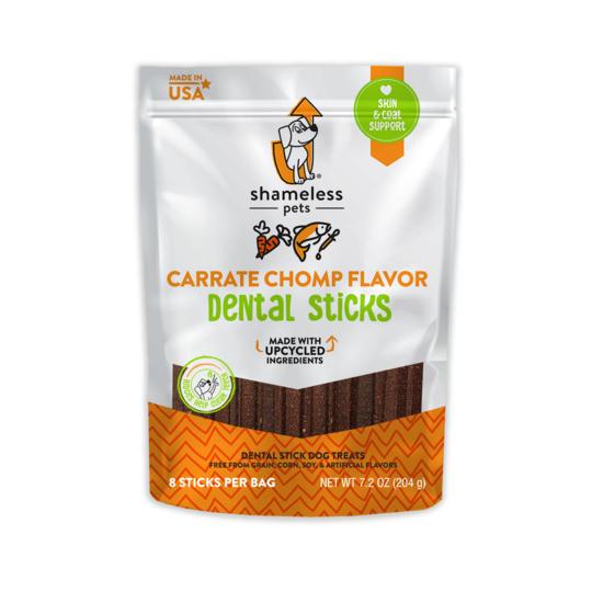 Shameless Pets Carrate Chomp Bâtonnets dentaires pour chiens