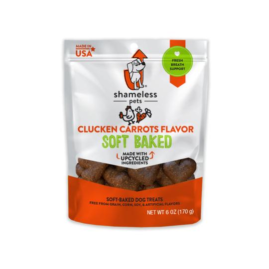 Shameless Pets Clucken' Carrots Biscuits tendres pour chiens