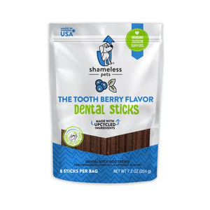 Shameless Pets The Tooth Berry Dental Stick Dog Treats