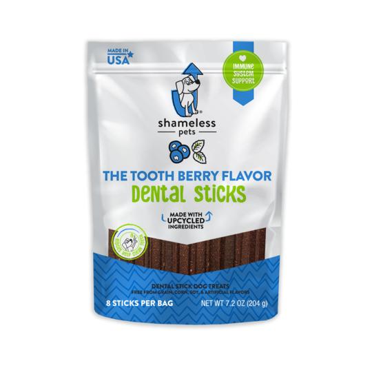 Shameless Pets The Tooth Berry Bâtonnets dentaires pour chiens