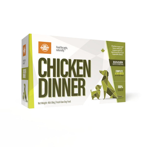 Nourriture pour chien Big Country Dîner au poulet cru