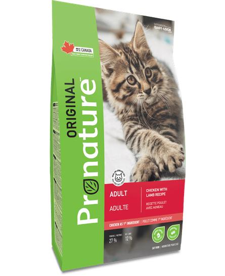 Pronature Original Recette Poulet & Agneau Nourriture sèche pour chat