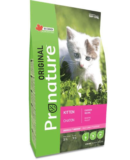 Pronature Original Recette au poulet pour chaton Croquettes pour chat
