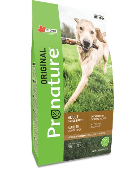 Pronature Original Recette au poulet et flocons d'avoine pour Grandes Races Croquettes pour chiens