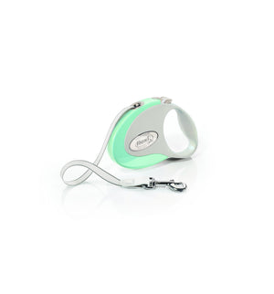 Flexi Nouvelle Laisse Style Ruban Pour Chien, Menthe/Gris