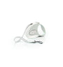 Flexi Nouvelle Laisse Style Ruban Pour Chien, Blanc/Gris